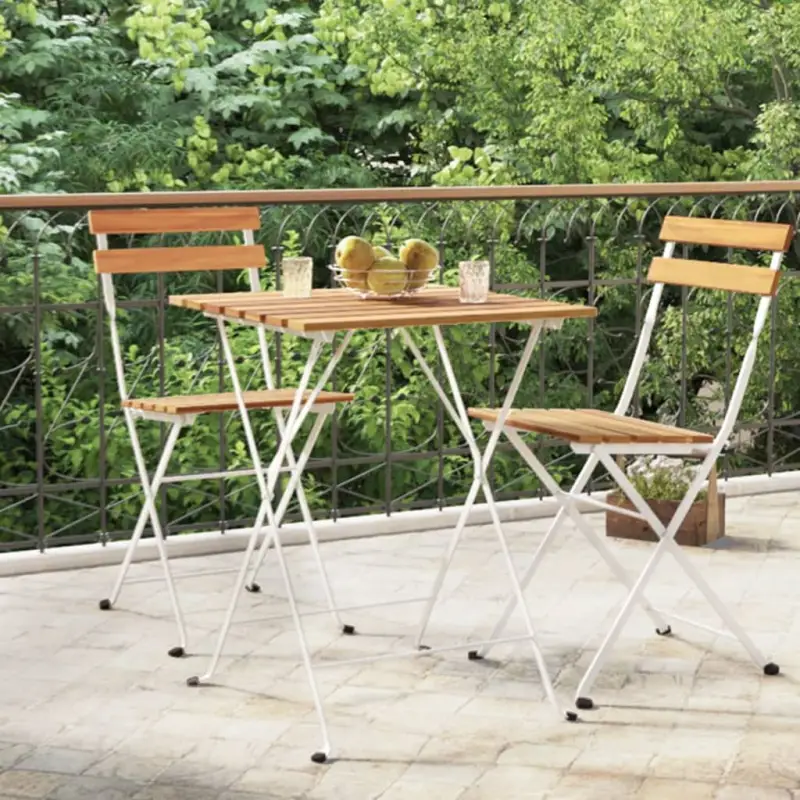 Inklapbare tuintafel van massief acaciahout voor tuin en terras