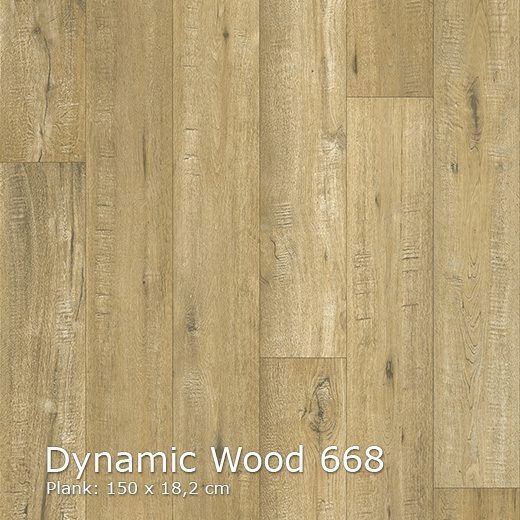 Interfloor Dynamic Wood 668 – Vinyl – Black Tex Back