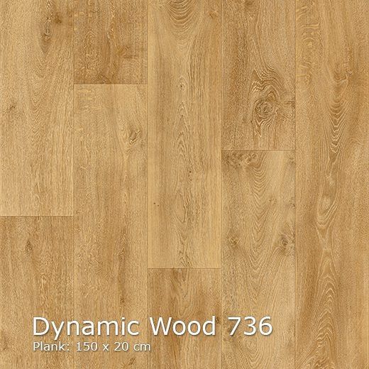 Interfloor Dynamic Wood 736 – Vinyl – Black Tex Back