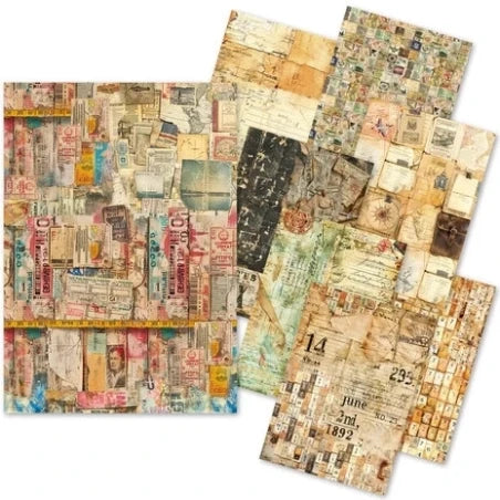 Ciao Bella – Journey ahead craftmix A5 paper pack (8 pcs)