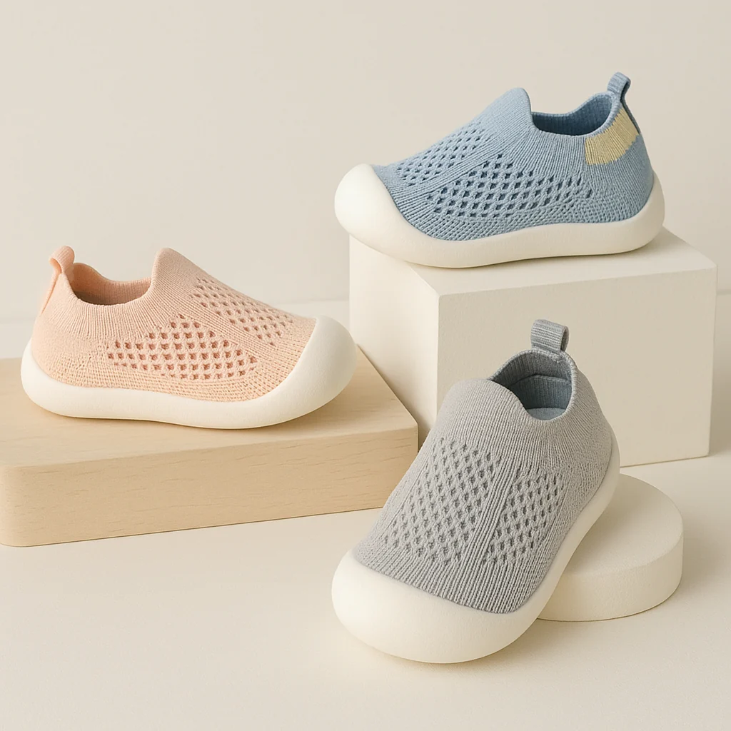 Ademende Kindersneakers met Antislipzool voor Actief Spel