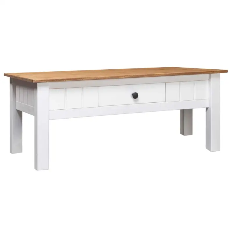 Klassieke salontafel van massief grenenhout voor een tijdloos interieur