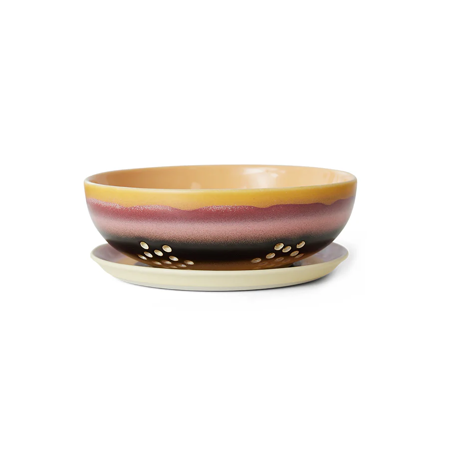 70s Ceramics: Berry Kom Sunset