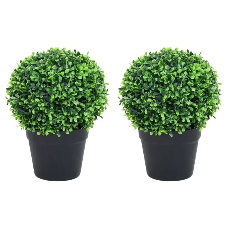 Kunstbuxus bolvorm voor binnen en buiten een stijlvolle groene toevoeging