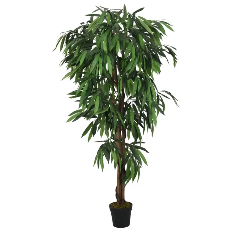 Kunstmangoboom met kunststof pot voor woonkamer en kantoor decoratie