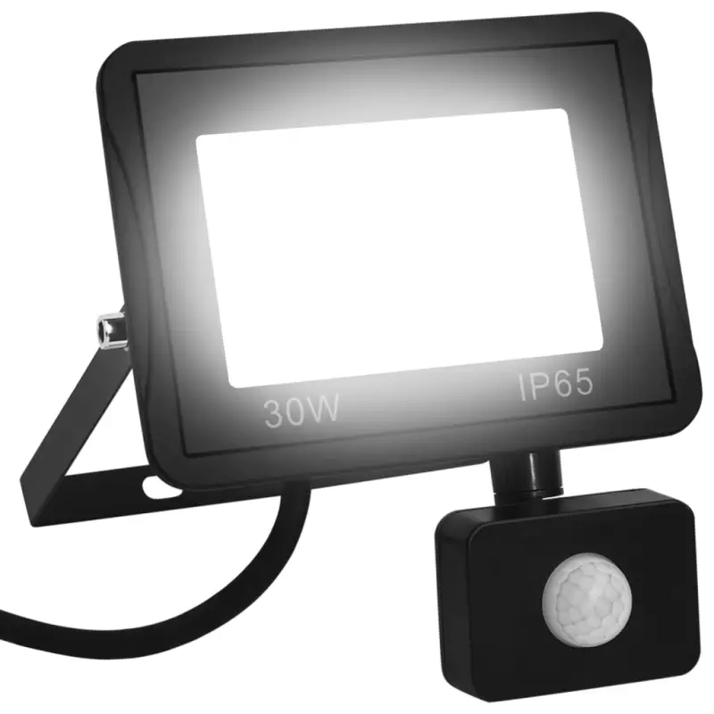 LED-spotlight met sensor voor tuin, oprit en veranda