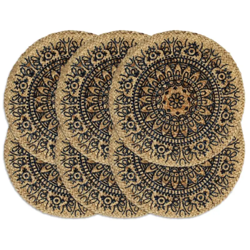 Levering bevat handgeweven jute placemats voor een unieke keukenlook