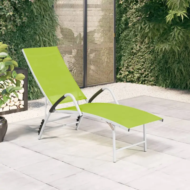 Ligstoel met aluminium frame voor buitenruimte