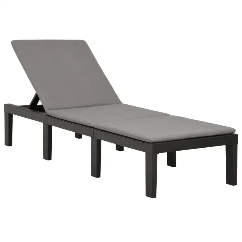Ligstoel voor tuin of terras met kunststof en gemakkelijk schoon te maken