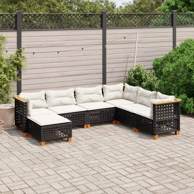 Loungebank met natuurlijke olieafwerking en zwart gepoedercoat staal