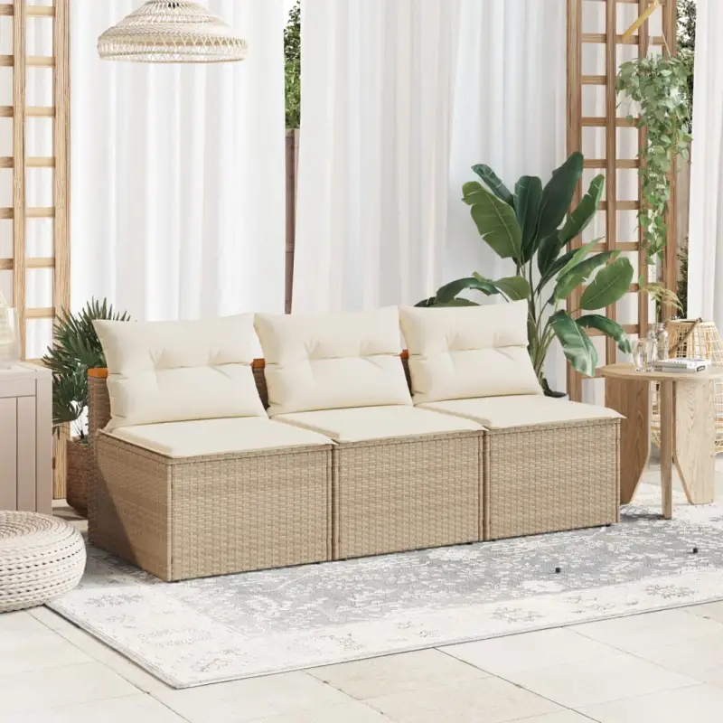 Loungebanken met poly rattan voor een comfortabele zitervaring