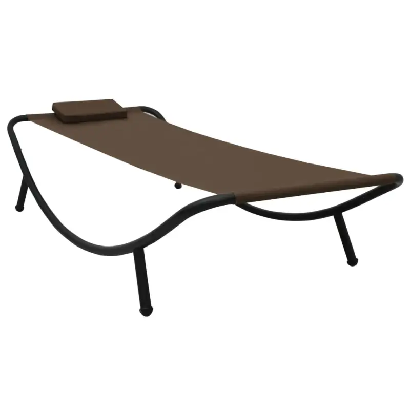 Loungebed voor tuin terras en strand van weerbestendig oxford stof