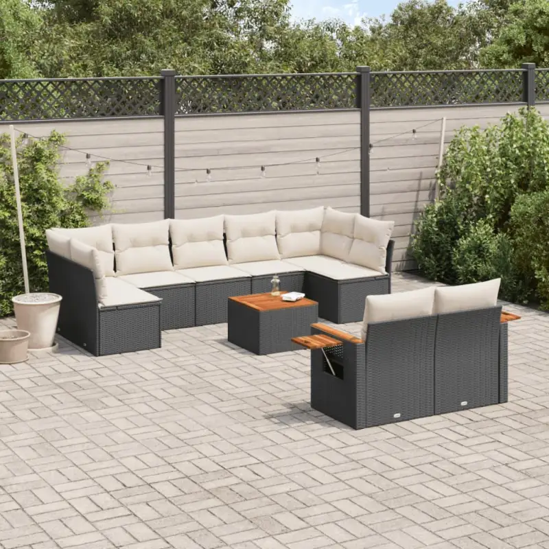 Loungetoestel voor tuin met zwart materiaal en waterdichte tas