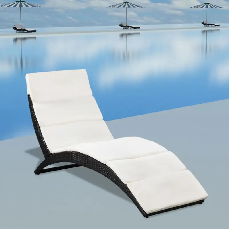 Luxe Ligstoelen met gepoedercoat stalen frame voor tuin en terras