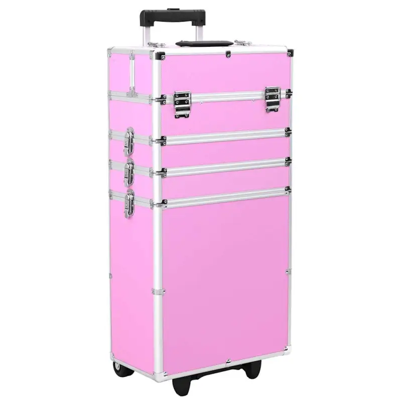 Make-up trolley met afneembare zwenkwielen voor georganiseerde schoonheid