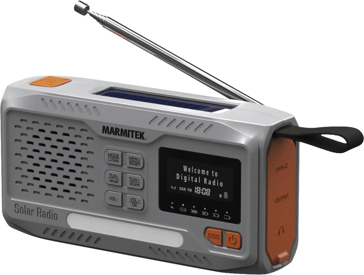 Marmitek RESQ 100 Outdoor Noodradio grijs