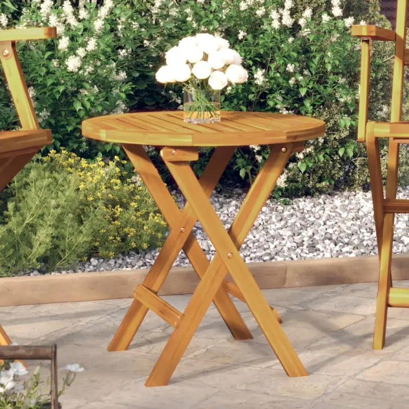 Massief acaciahout bistrotafel voor tuin en terras