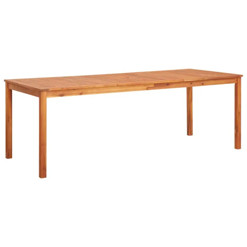Massief acaciahouten tuintafel voor gezellige buitenmaaltijden