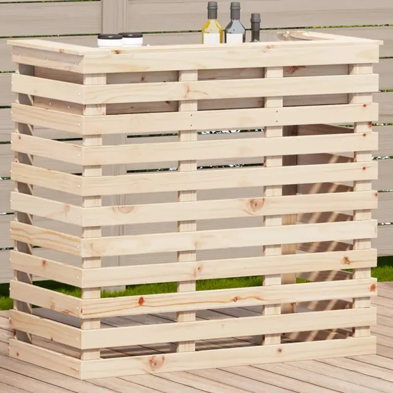 Massief Grenenhout tuintafel voor buiten voor gezellige momenten