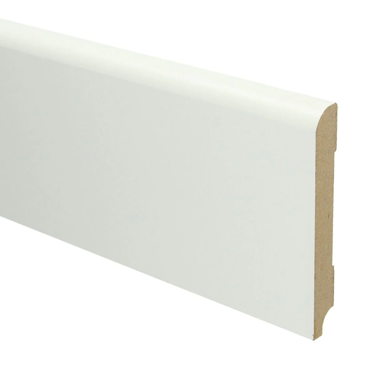 MDF Koloniale Plint 120×15 RAL 9010 Zuiver Wit 16004