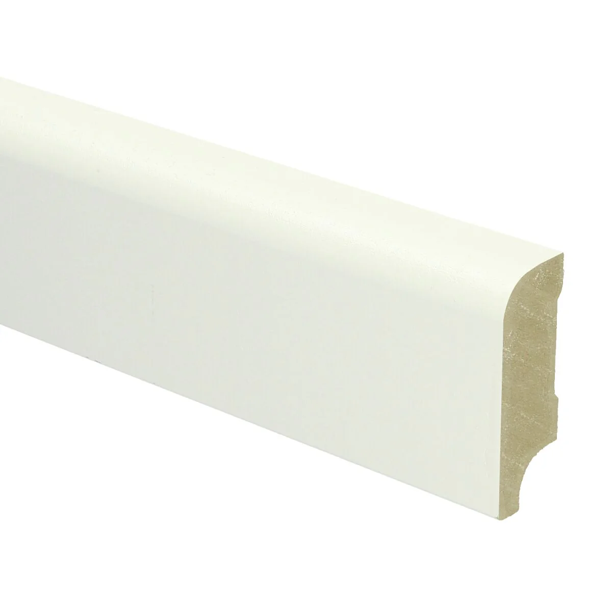 MDF Koloniale Plint 58×22 RAL 9010 Zuiver Wit 16013