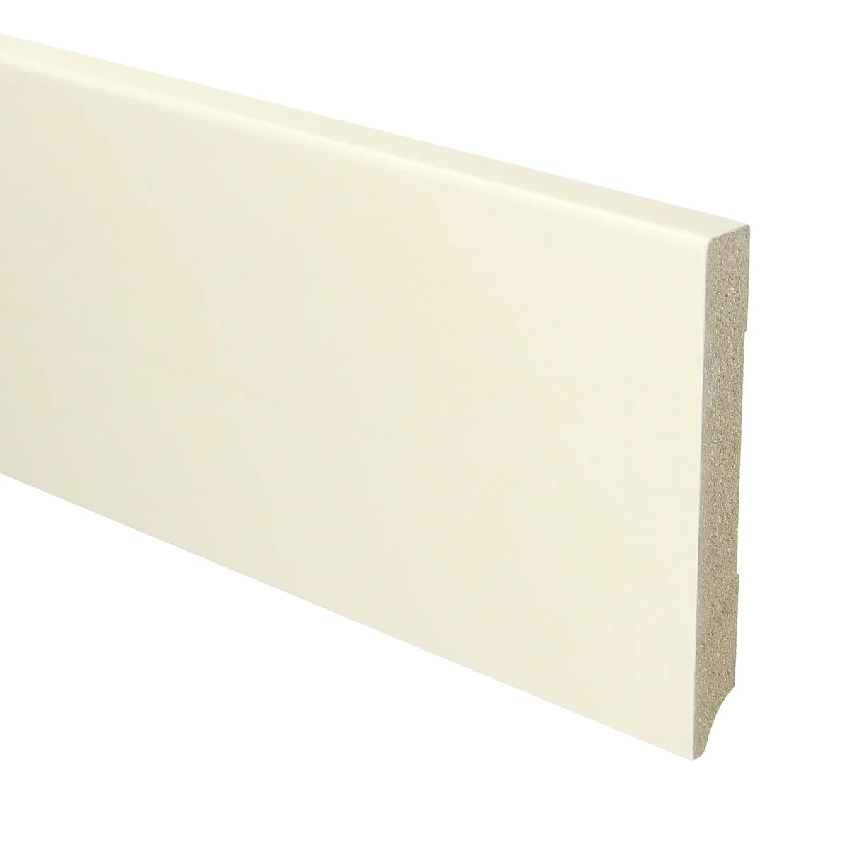 MDF Moderne Plint 120×15 RAL 9001 Cremewit 15929
