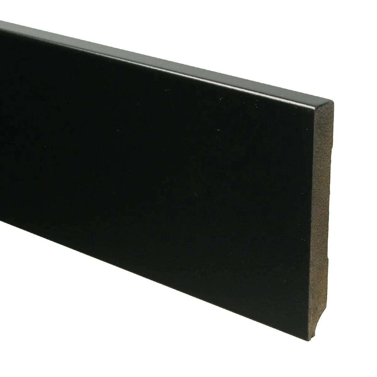 MDF Moderne Plint 120×15 RAL 9005 Zwart 15941