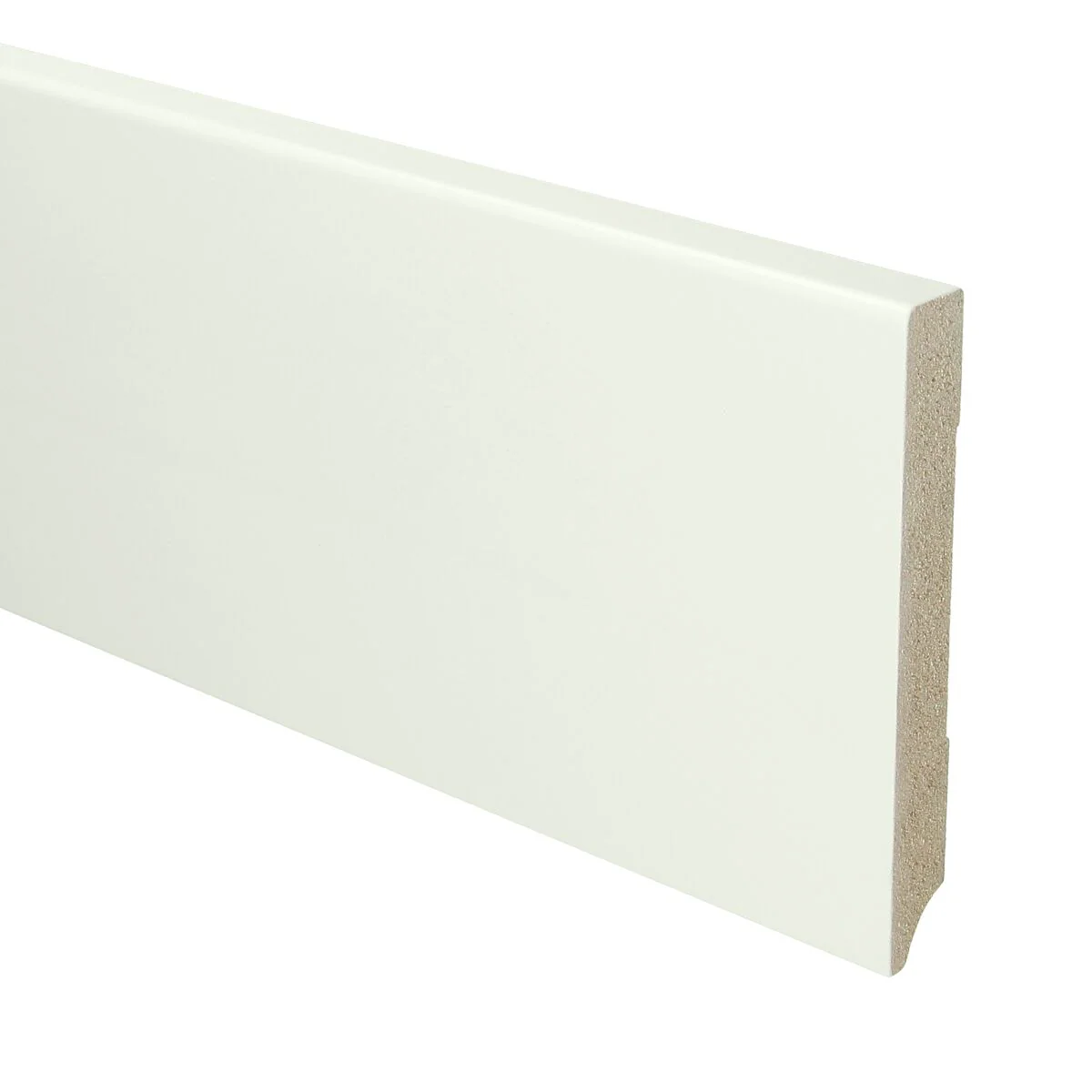 MDF Moderne Plint 120×15 RAL 9016 Verkeerswit 15953