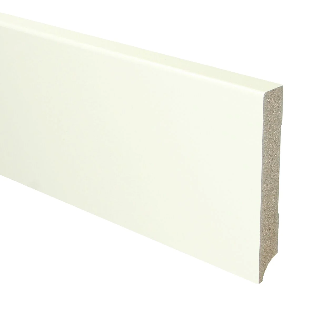 MDF Moderne Plint 120×18 RAL 9010 Zuiver Wit 16034
