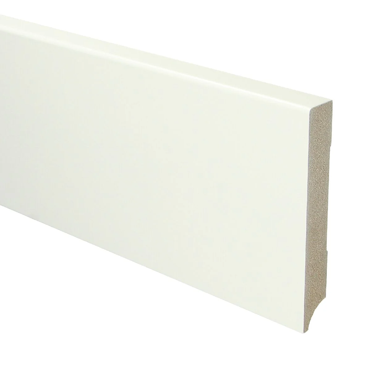 MDF Moderne Plint 120×18 RAL 9016 Verkeerswit 15964
