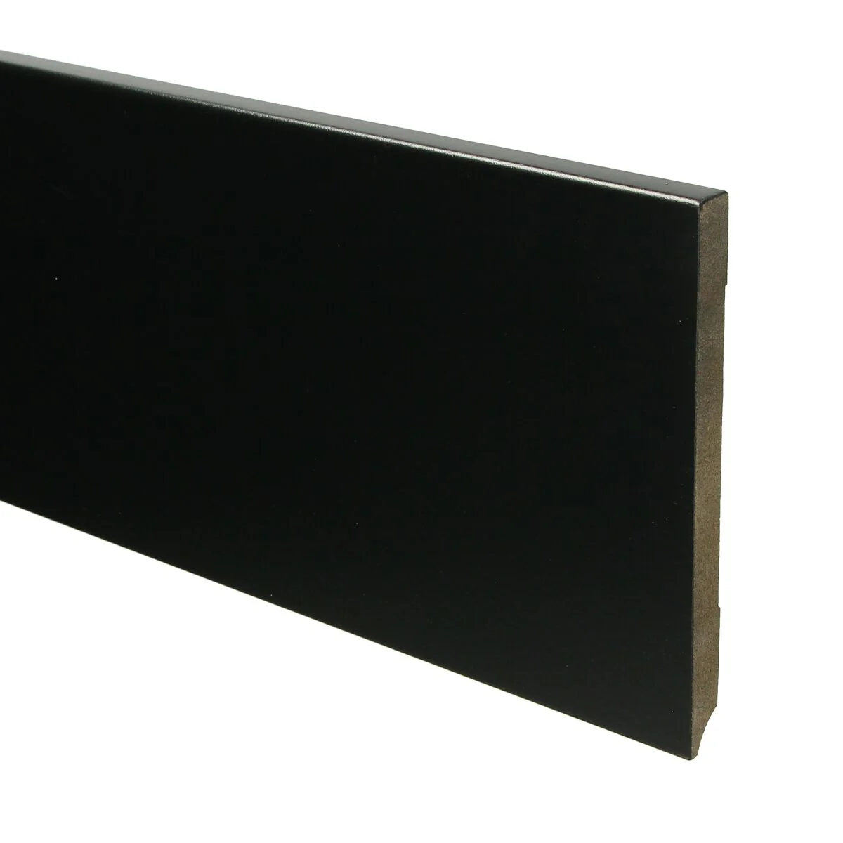 MDF Moderne Plint 150×12 RAL 9005 Zwart 15942