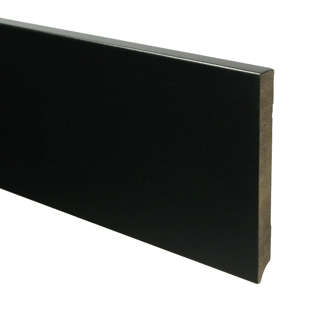 MDF Moderne Plint 150×15 RAL 9005 Zwart 15943