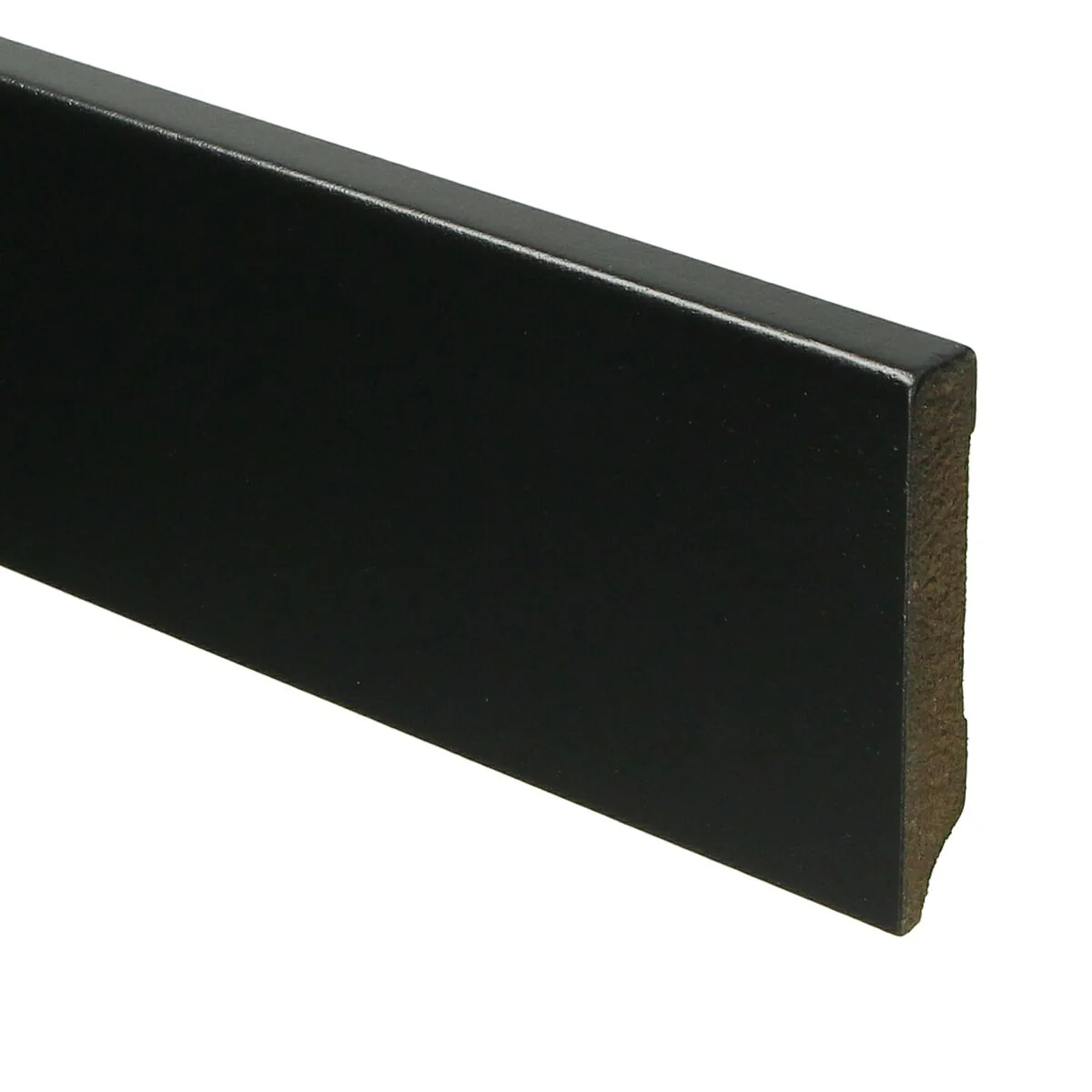 MDF Moderne Plint 70×12 RAL 9005 Zwart 15936