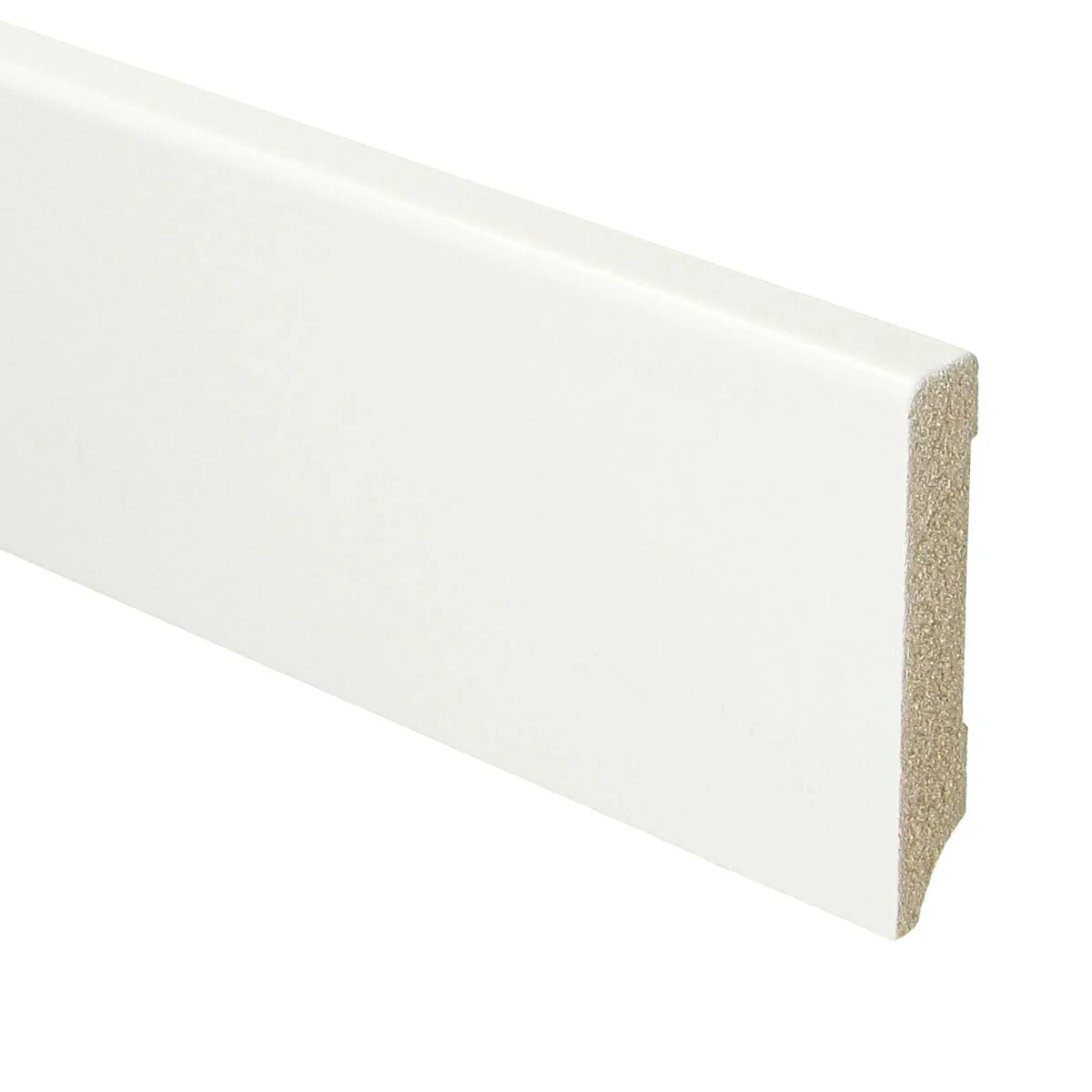 MDF Moderne Plint 70×12 RAL 9016 Verkeerswit 15948