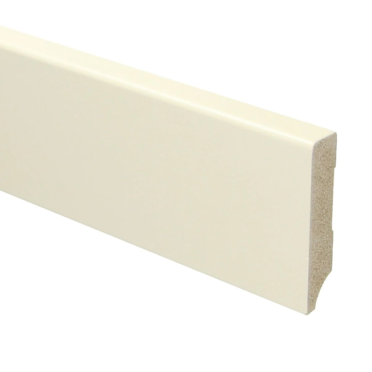 MDF Moderne Plint 70×15 RAL 9001 Cremewit 15927