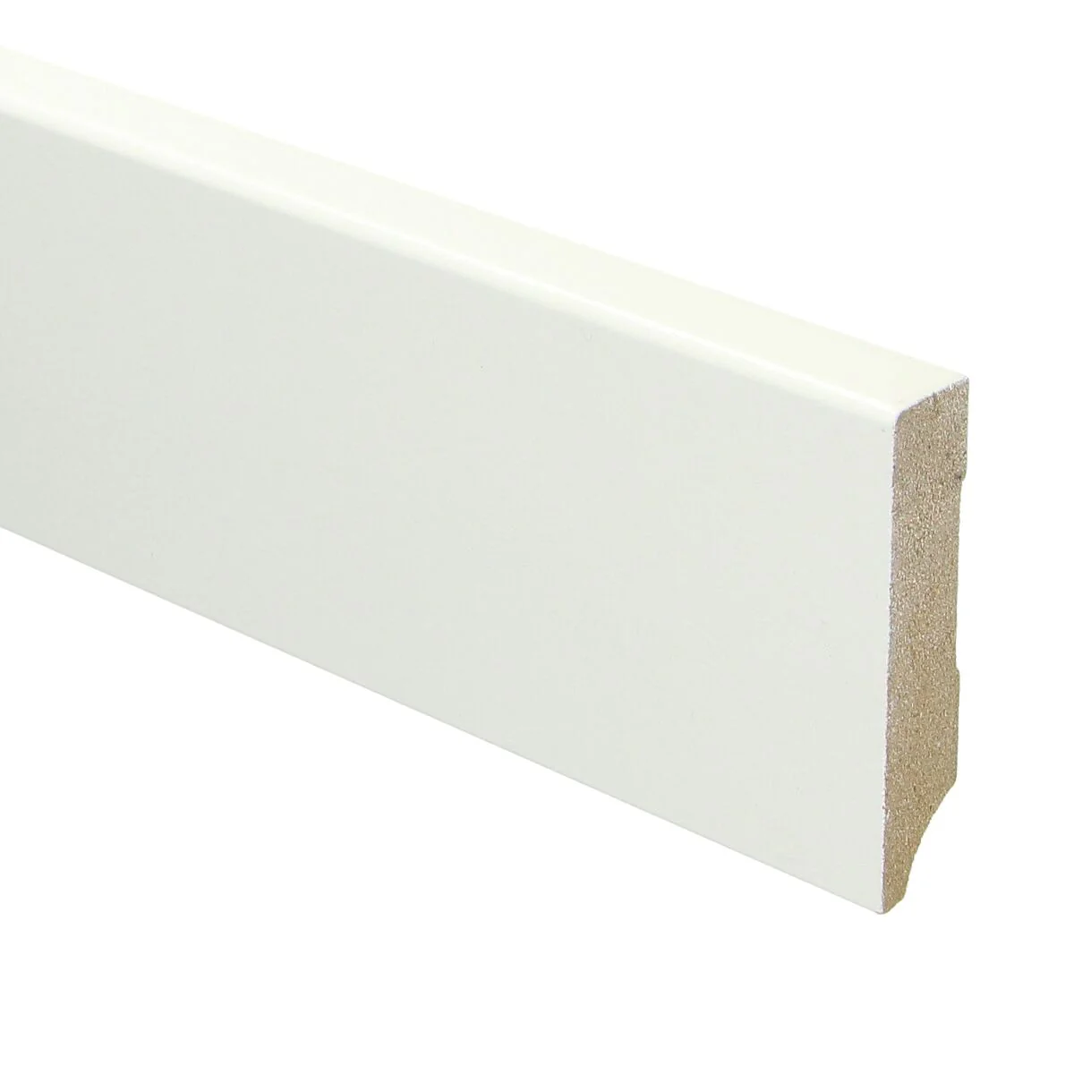 MDF Moderne Plint 70×15 RAL 9016 Verkeerswit 15951