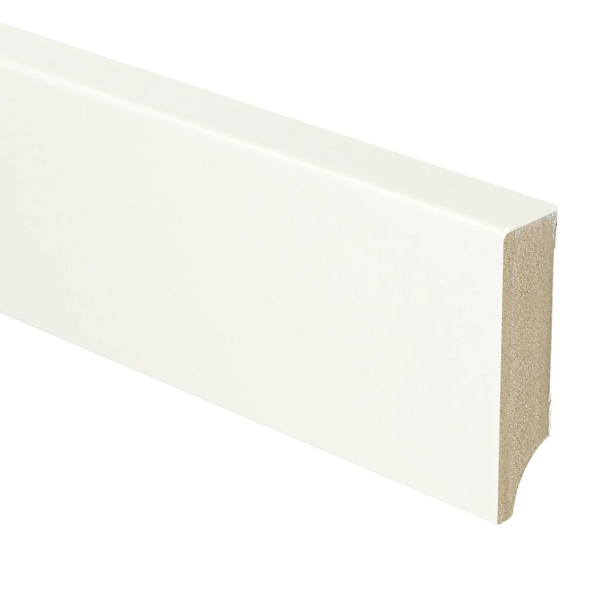 MDF Moderne Plint 70×18 RAL 9016 Verkeerswit 15962
