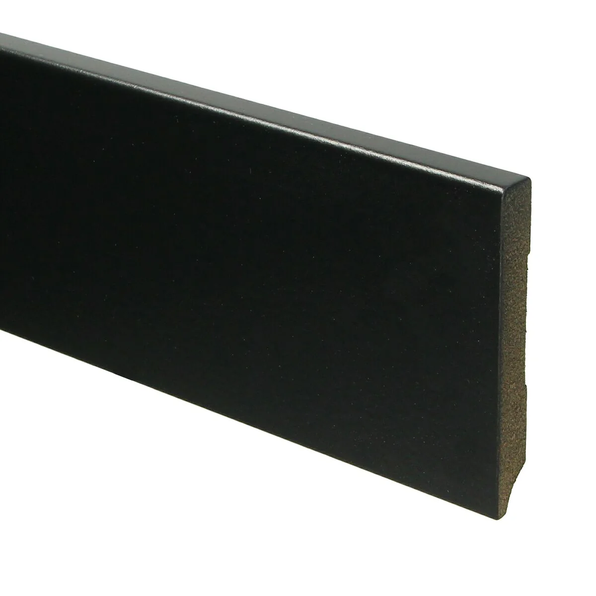 MDF Moderne Plint 90×12 RAL 9005 Zwart 15937