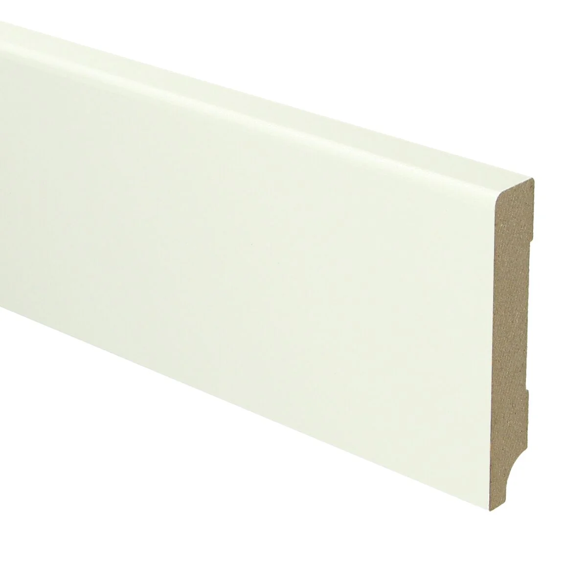 MDF Moderne Plint 90×15 RAL 9010 Zuiver Wit 16032