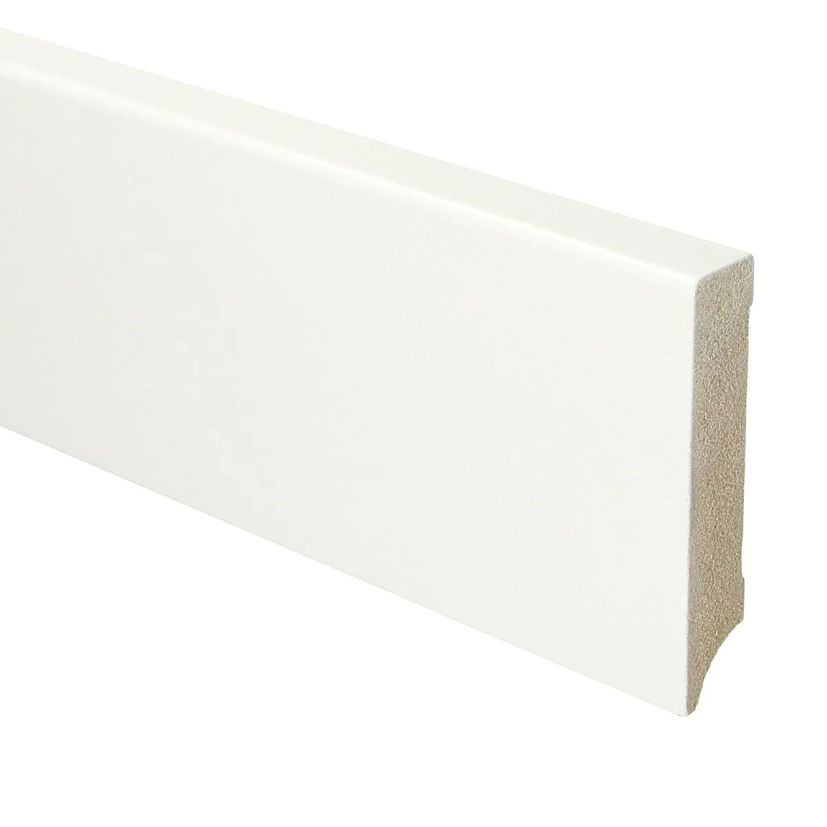 MDF Moderne Plint 90×18 RAL 9016 Verkeerswit 15963