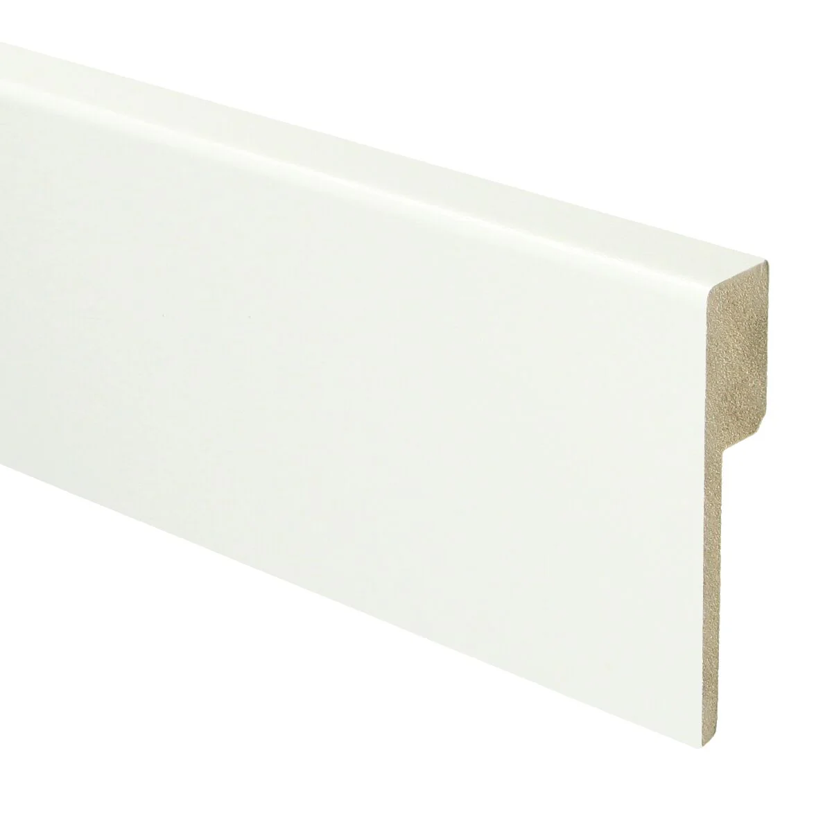 MDF Renovatieplint Modern 90×18 RAL 9016 Verkeerswit 15975
