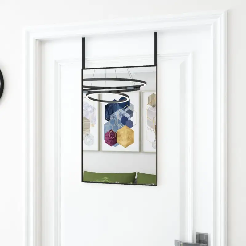 Minimalistische deurspiegel voor elke ruimte montage vereist