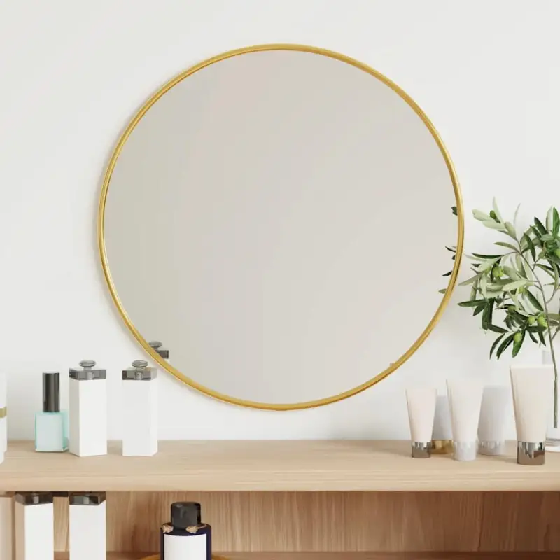 Minimalistische wandspiegel met duidelijke weerspiegeling en duurzaam PVC frame