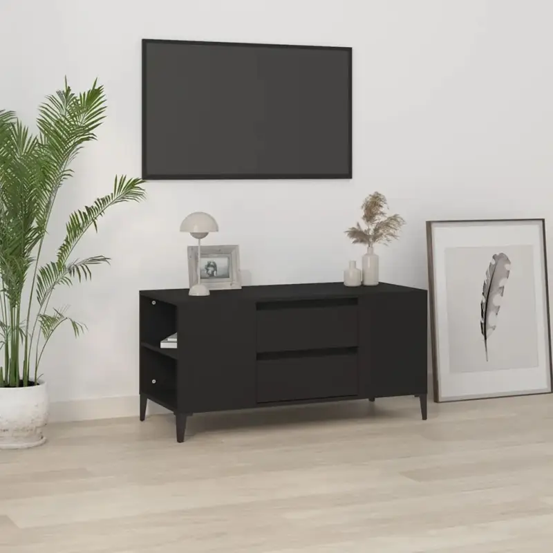 Modern tv-meubel van bewerkt hout met duurzame en stabiele afwerking
