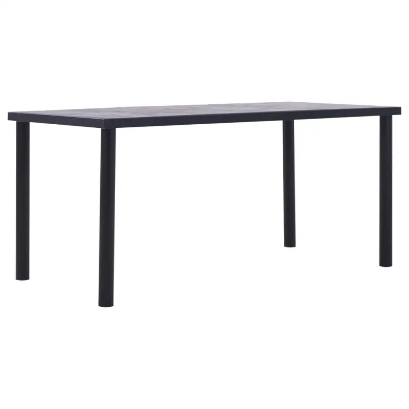 Moderne eettafel met houten nerf voor binnen en buitengebruik