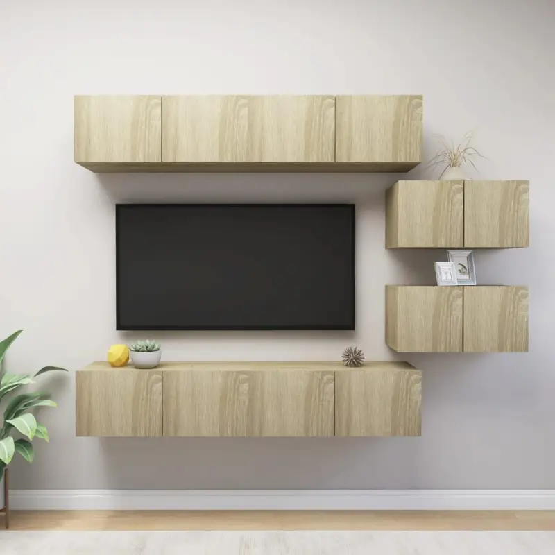 Moderne hangende TV-meubels met veel opbergruimte
