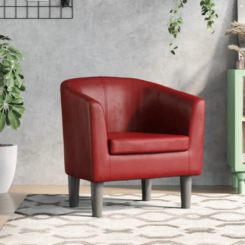 Moderne kuipstoel met duurzaam materiaal voor woonkamer en kantoor