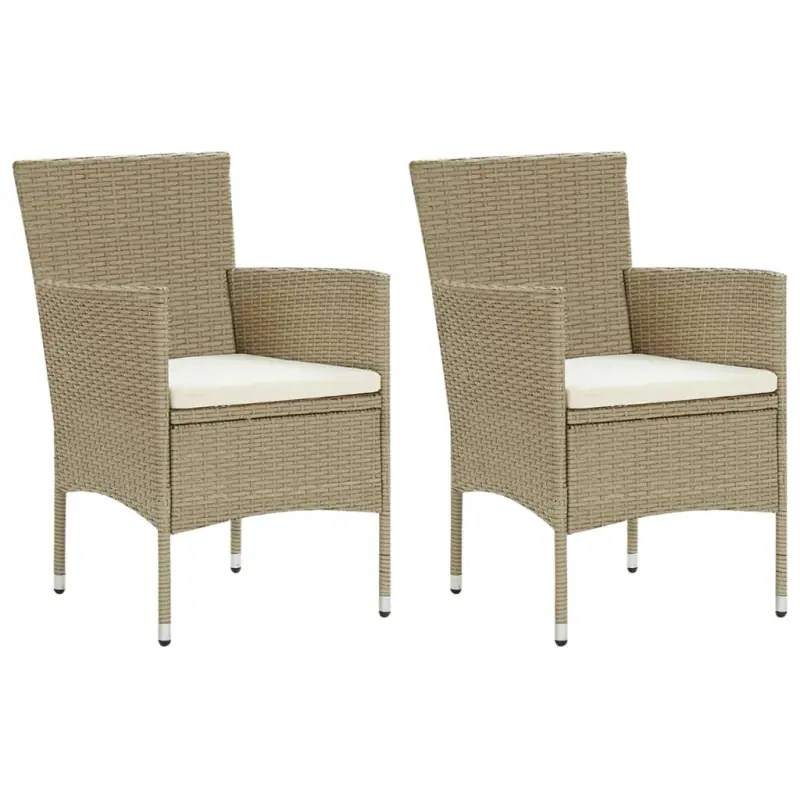 Moderne poly rattan tuinstoelen voor een stijlvolle tuinset