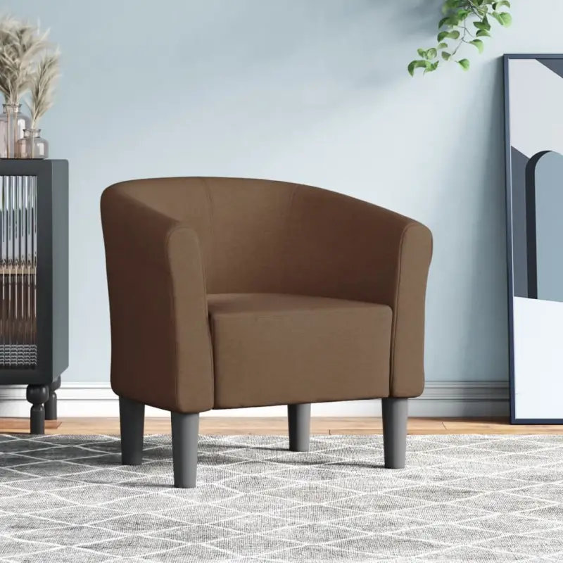 Moderne stof kuipstoel voor woonkamer, slaapkamer of kantoor