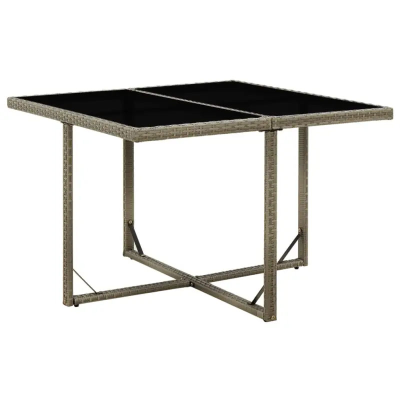 Moderne weersbestendige tuintafel in PE-rattan